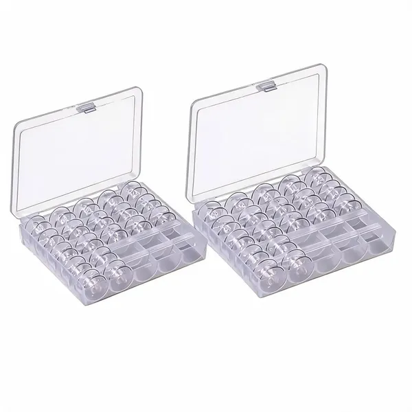 Clear_Plastic_Sewing_Machine_Bobbins_With_Storage_Case_Set_Of_25___Pack_of_2
