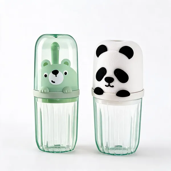 Kids_Panda_Teddy_Bear_Abs_Toothbrush_Case_Travel_Storage_Box_Multicolour_-_Pack_of_2