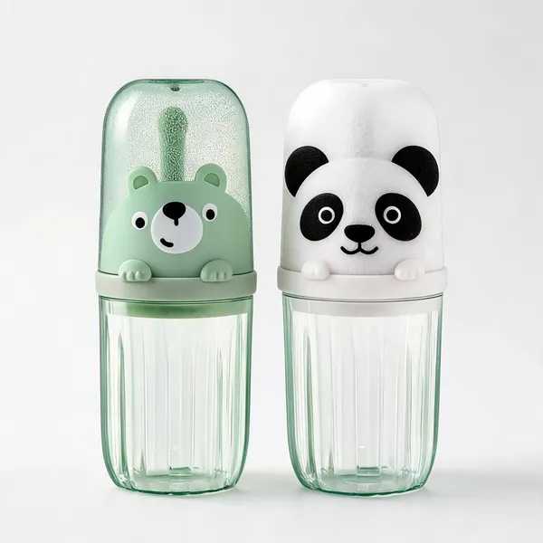 Kids_Panda_Teddy_Bear_Abs_Toothbrush_Case_Travel_Storage_Box_Multicolour_-_Pack_of_2