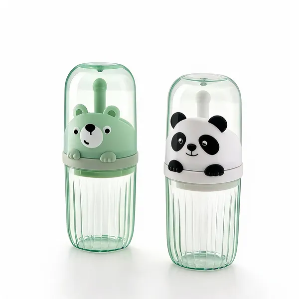 Panda_Teddy_Bear_Abs_Portable_Kids_Toothbrush_Travel_Case_Multicolor___Pack_of_2