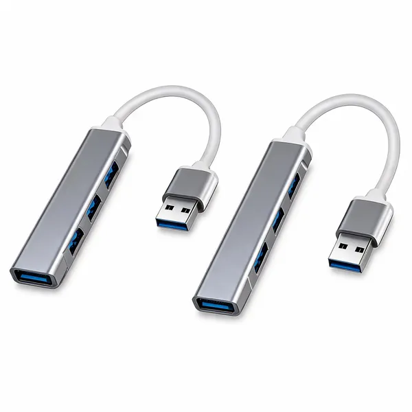 Aluminum_4_Port_Usb_3.0_Hub_5Gbps_Plug_And_Play___Pack_of_2