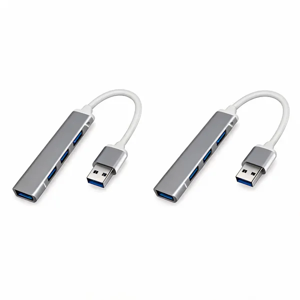 Aluminum_4_Port_Usb_3.0_Hub_5Gbps_Plug_And_Play___Pack_of_2