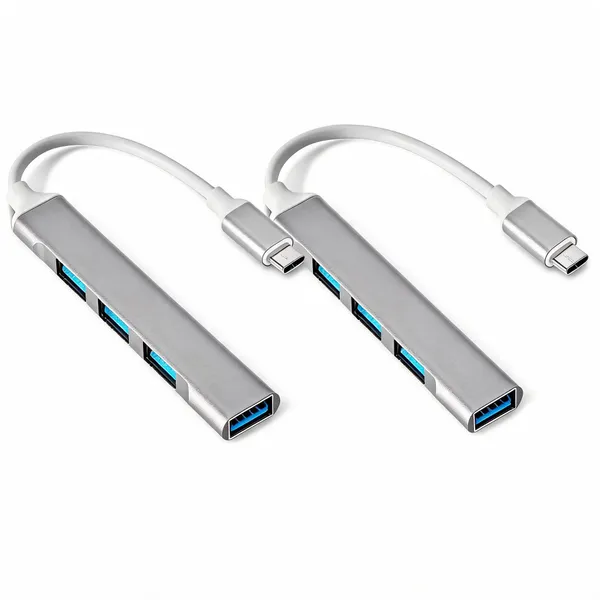 Aluminum_Usb_C_To_4_Port_Usb_3.0_Hub_Adapter_5Gbps_Plug_And_Play___Pack_of_2