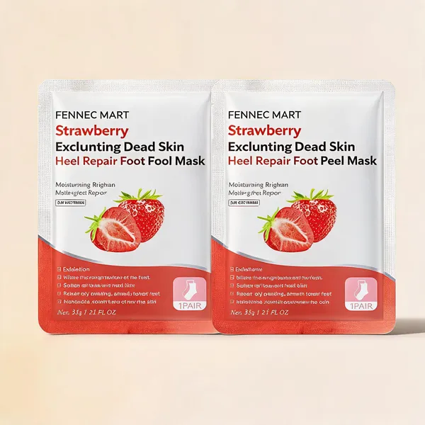 Fennec_Mart_Strawberry_Exfoliating_Dead_Skin_Heel_Repair_Foot_Peel_Mask_-_Pack_of_2