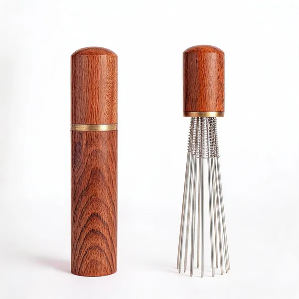 Walnut_Handle_Stainless_Steel_Needle_Espresso_Coffee_Distributor_-_Pack_of_2