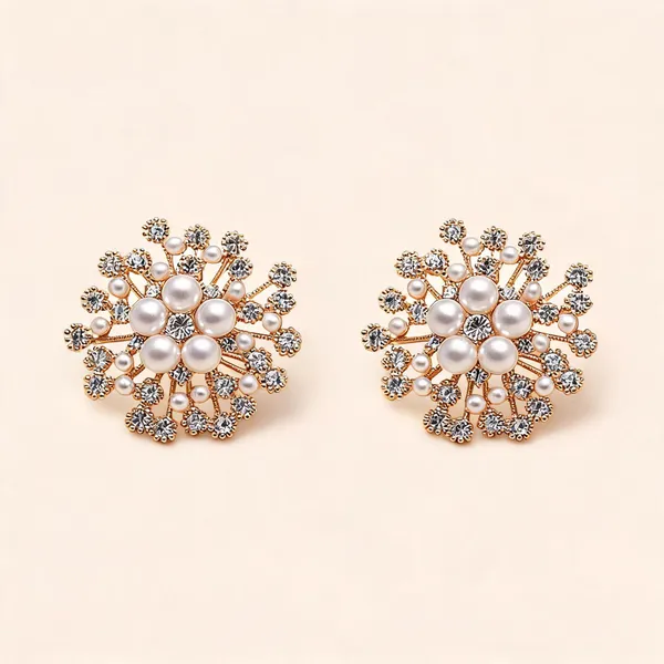 Silver_Pearl_Rhinestone_Floral_Brooch_Pin_For_Women_-_Pack_of_2