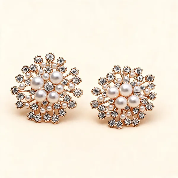 Silver_Pearl_Rhinestone_Floral_Brooch_Pin_For_Women___Pack_of_2