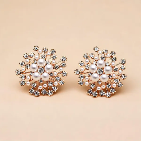 Silver_Pearl_Rhinestone_Floral_Brooch_Pin_For_Women___Pack_of_2