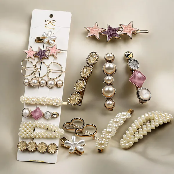 Gold_White_Acrylic_Resin_Pearl_Crystal_Hair_Clips_Set_For_Women___Pack_of_2