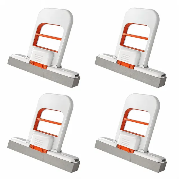 White_Abs_Sponge_Foldable_Self_Squeeze_Mini_Desktop_Mop___Pack_of_4