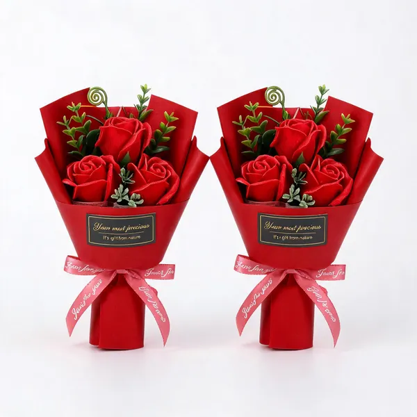 Pink_Soap_Flower_Artificial_Rose_Bouquet_Gift_Set_3_Heads___Pack_of_2