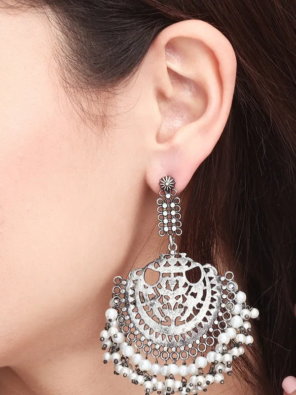 Silver_Oxidised_Chandbali