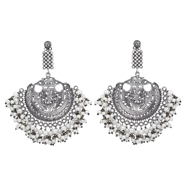 Silver_Oxidised_Chandbali