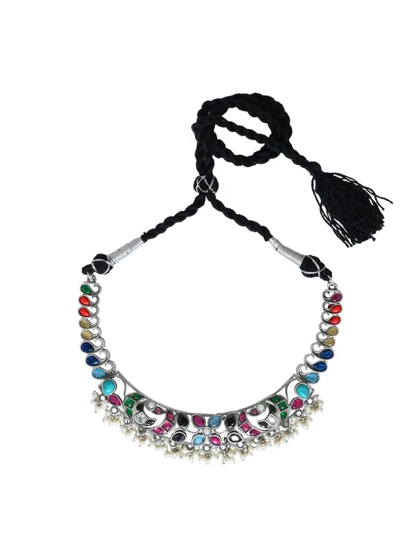Silver_Oxydised_choker_Set_with_stone