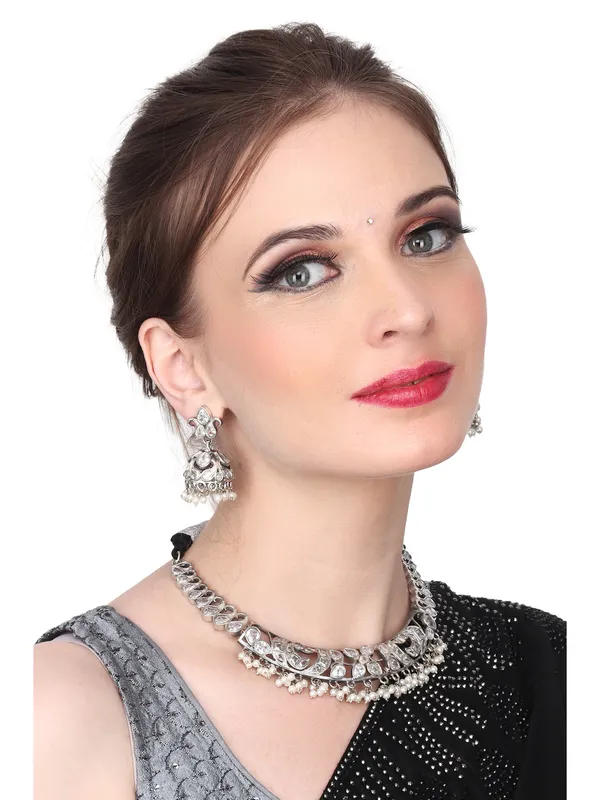 Silver_Oxydised_choker_Set_with_stone