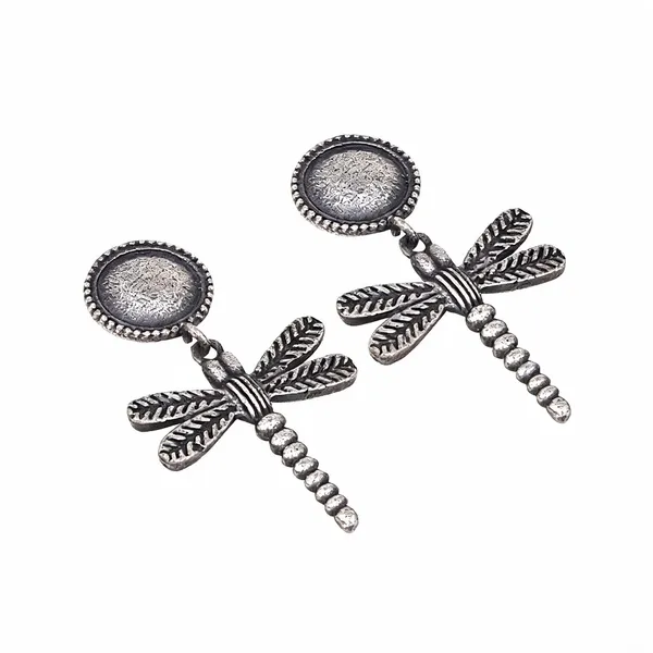 Silver_Oxidised_Dragon_Fly_Drop_Earring_Pack_Of_2
