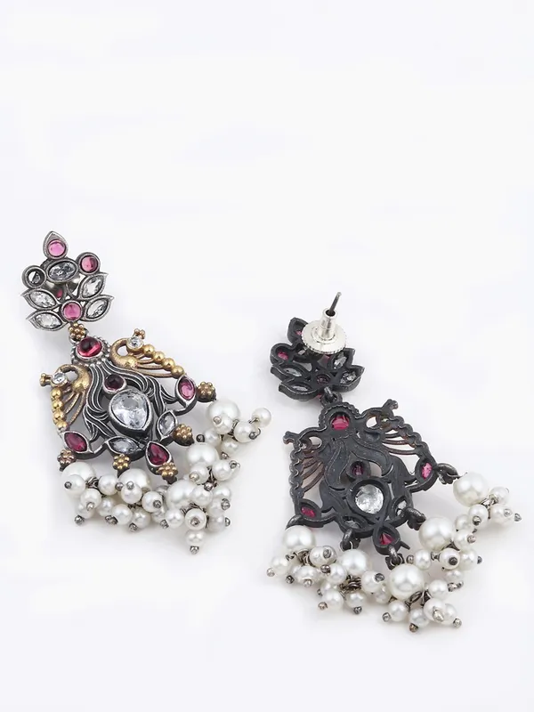 Dual_tone_drop_earring