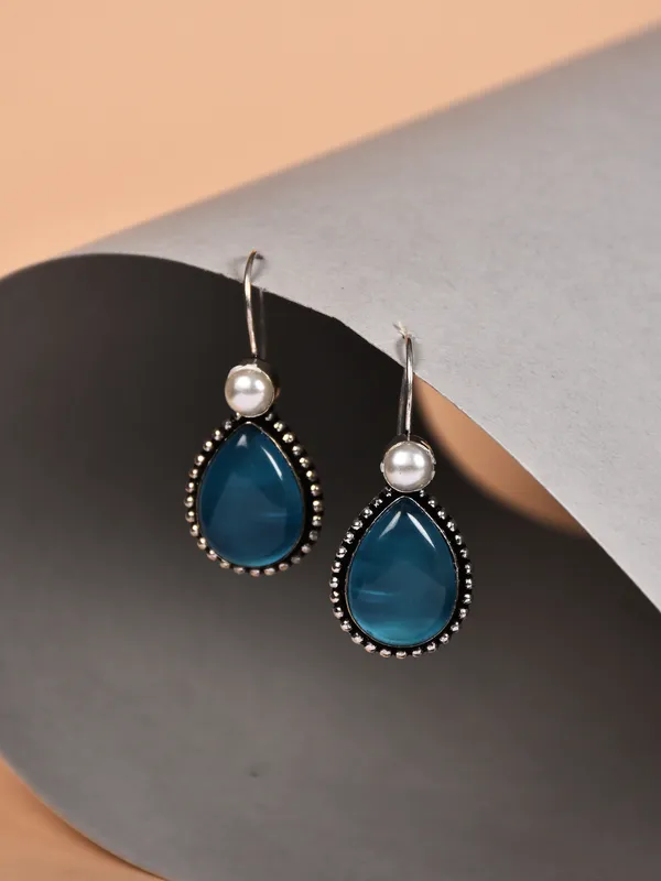 Tear_Drop_Stone_Drop_Earring_Pack_Of_2