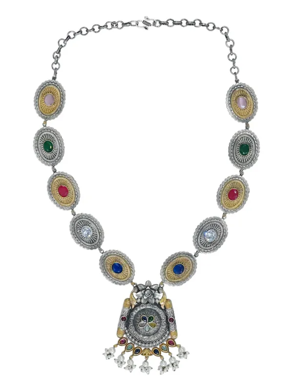 Antique_Multi_Stone_Pendant_Necklace_Set