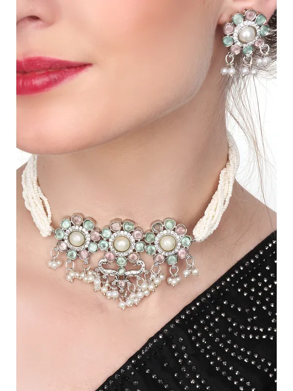 Gold_plated_Multi_coloured_jewellery_set