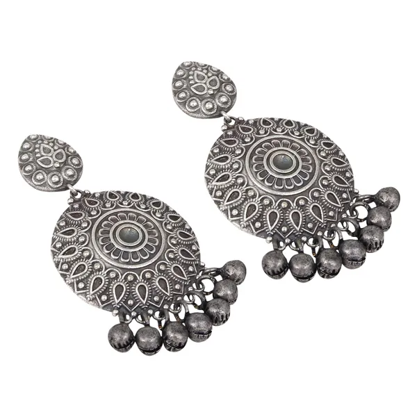 Silver_Oxydised_Drop_Earring