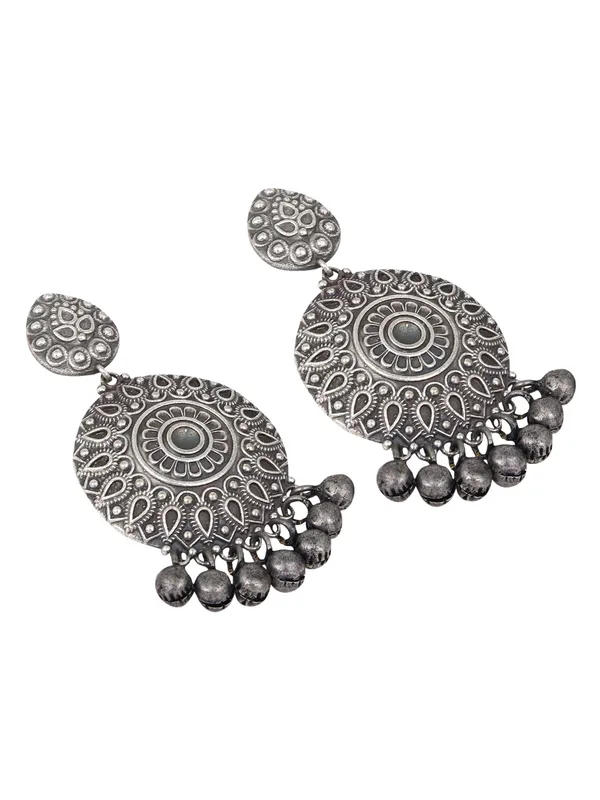 Silver_Oxydised_Drop_Earring
