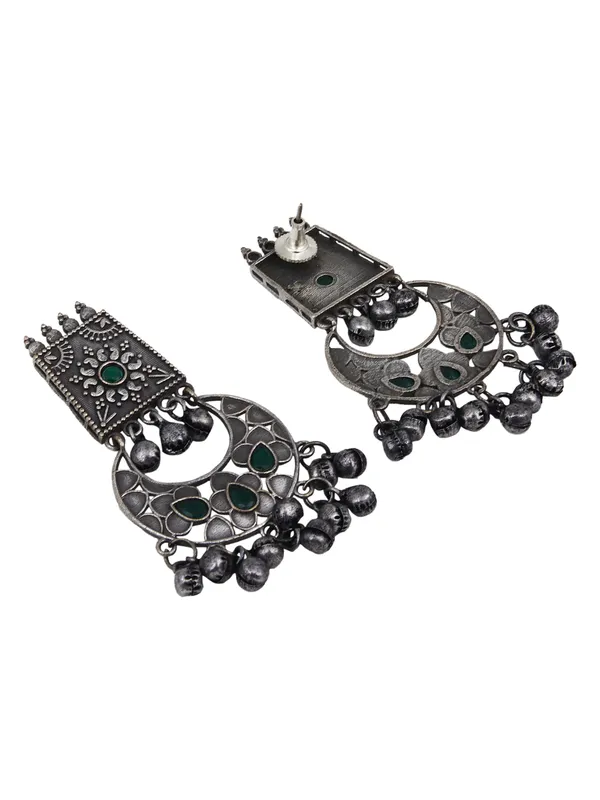 Silver_Oxydised_Finish_Chandbali