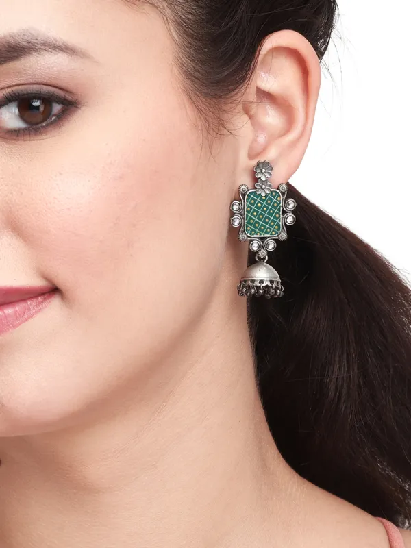 Handpainted_contemporary_style_jhumka