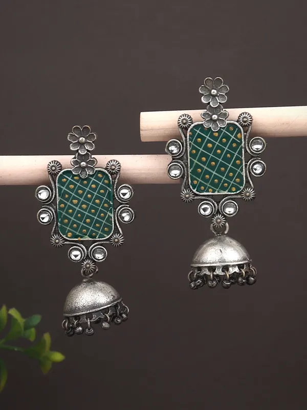 Handpainted_contemporary_style_jhumka