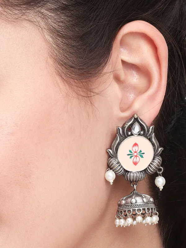 Handpainted_contemporary_style_jhumka