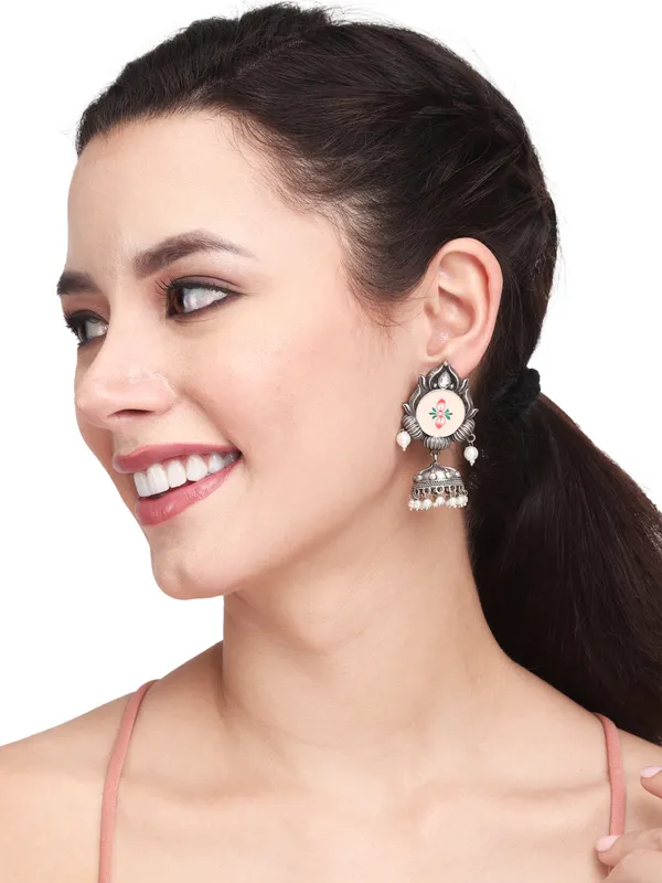 Handpainted_contemporary_style_jhumka