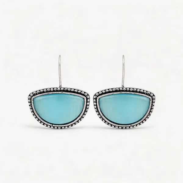 Silver_Oxidized_Drop_Earrings_With_Monalisa_Stone_Pack_Of_2