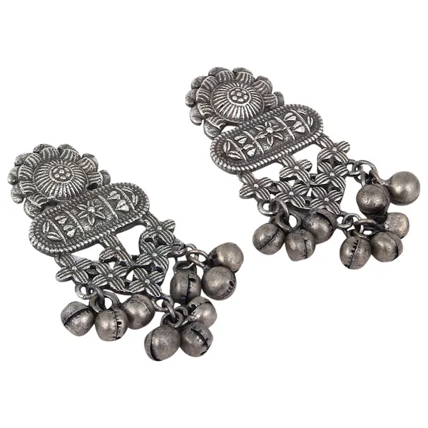 Silver_Oxidised_Drop_Earring