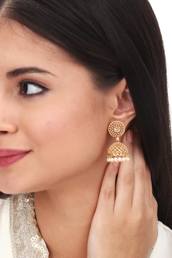 Gold_plated_Temple_Style_Jhumka