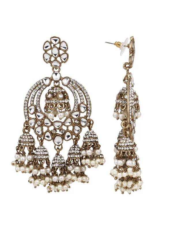 Antique_gold_finish_Chandbali_Earrings