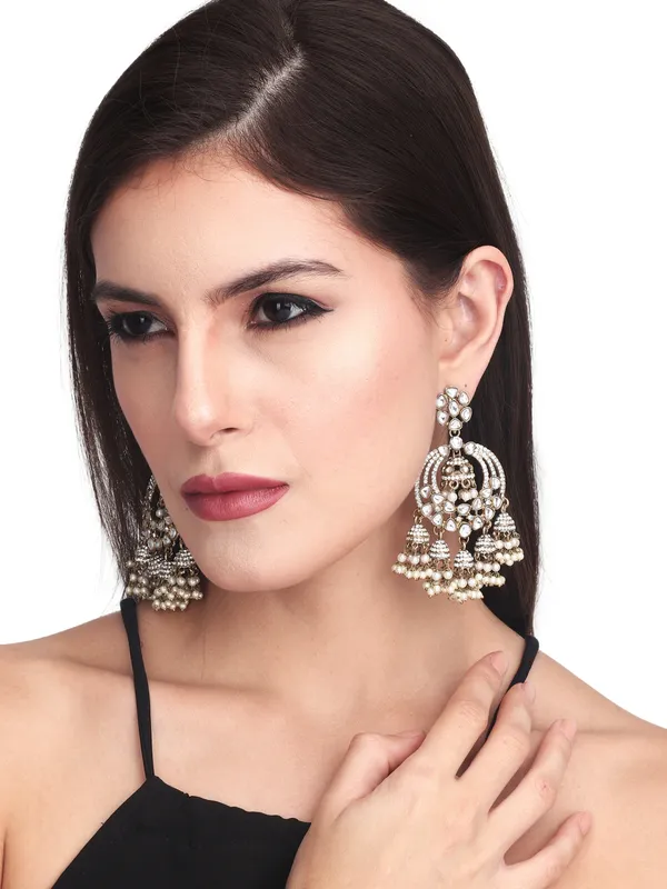 Antique_Gold_Finish_Chandbali_Earrings