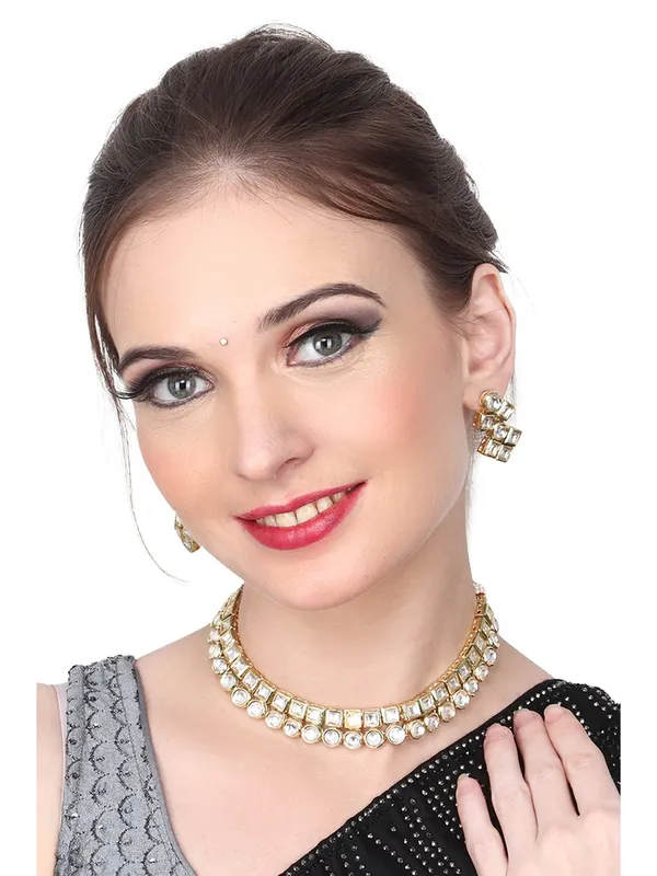 Gold_plated_Kundan_choker_set