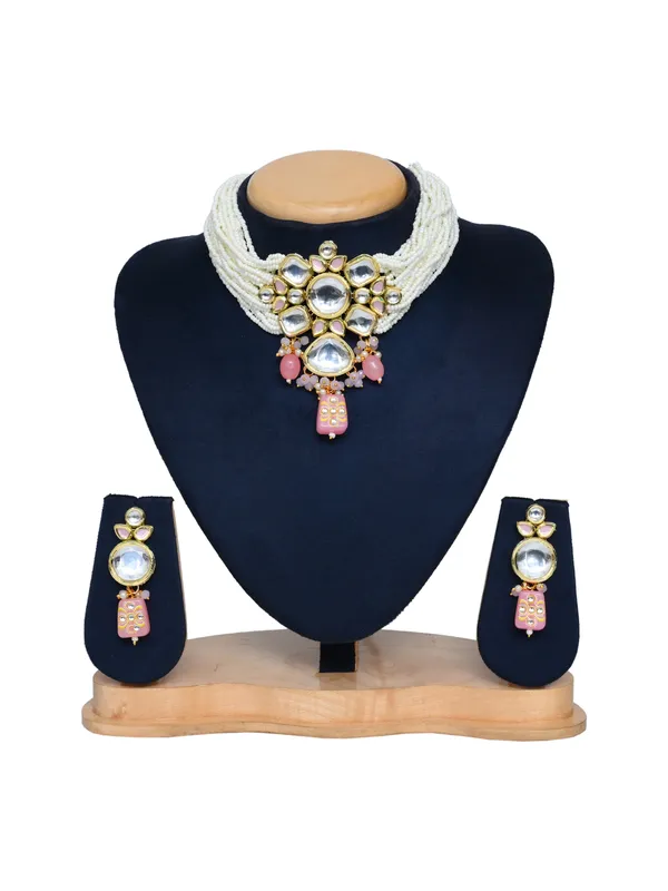 Gold_plated_Kundan_&_Pearl_choker_set