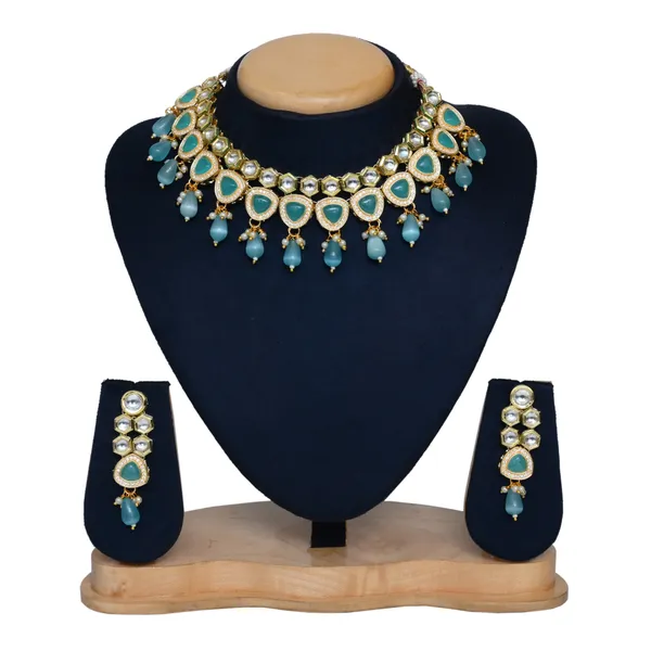 Gold_plated_kundan_necklace_set_with_blue_stones