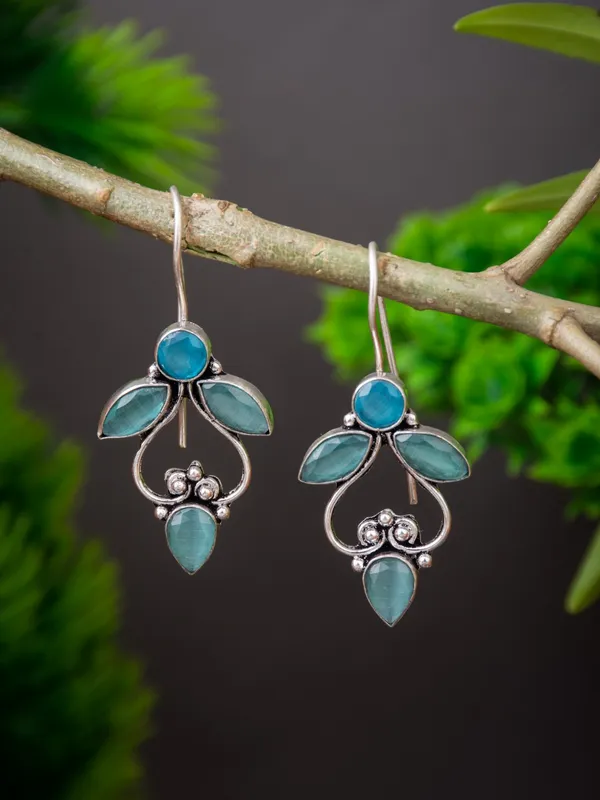 Sparkling_Floral_Drop_Earrings