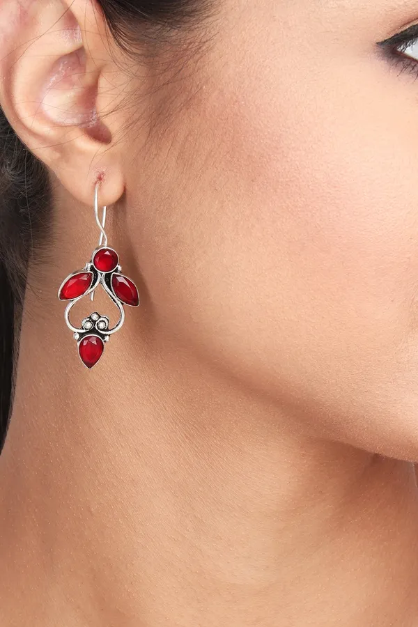 Sparkling_Floral_Drop_Earrings