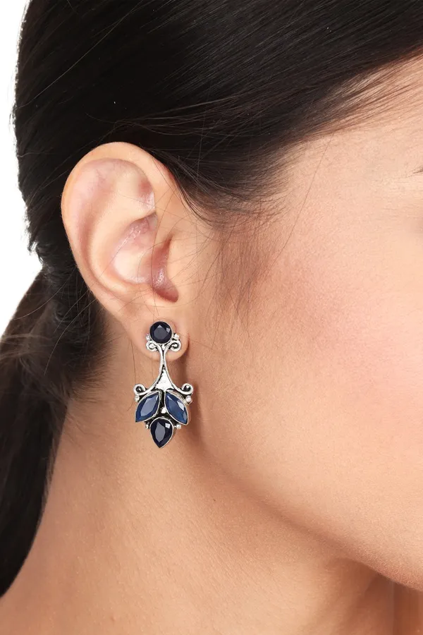 Floral_Pastel_Oxidised_Stud_Earrings