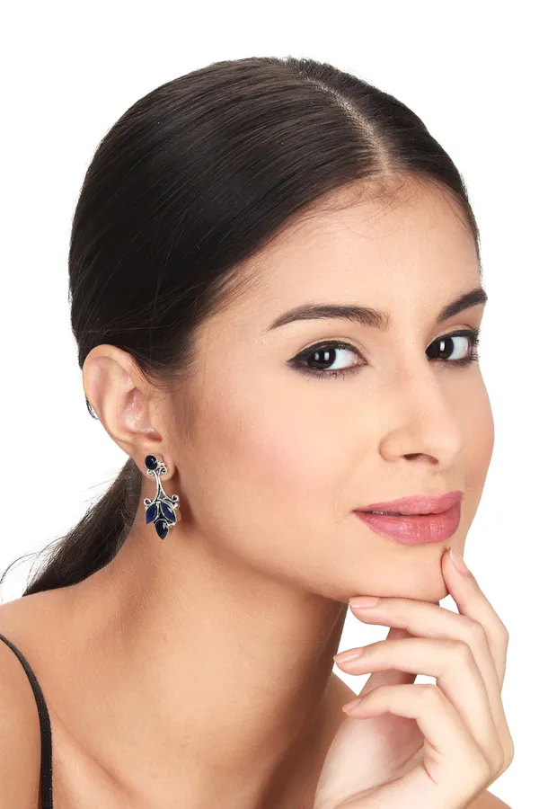 Floral_Pastel_Oxidised_Stud_Earrings