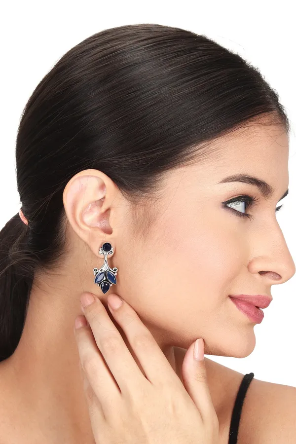 Floral_Pastel_Oxidised_Stud_Earrings