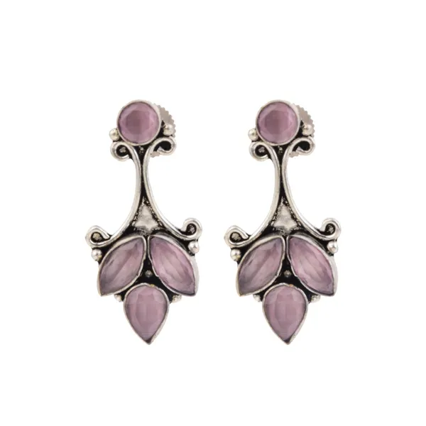 Floral_Pastel_Oxidised_Stud_Earrings