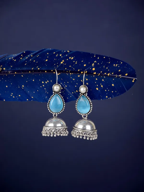 Classic_Stone_fish_hook_Jhumka_Earrings