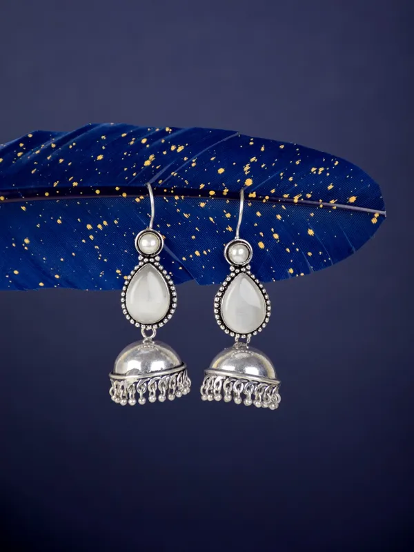 Classic_Stone_fish_hook_Jhumka_Earrings