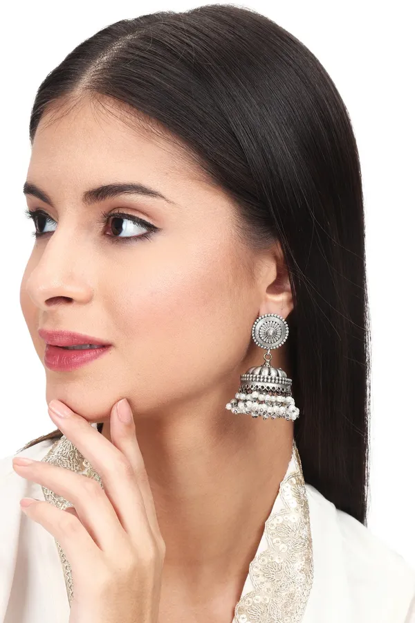 Classic_Oxidised_Dome_Jhumka_Earrings