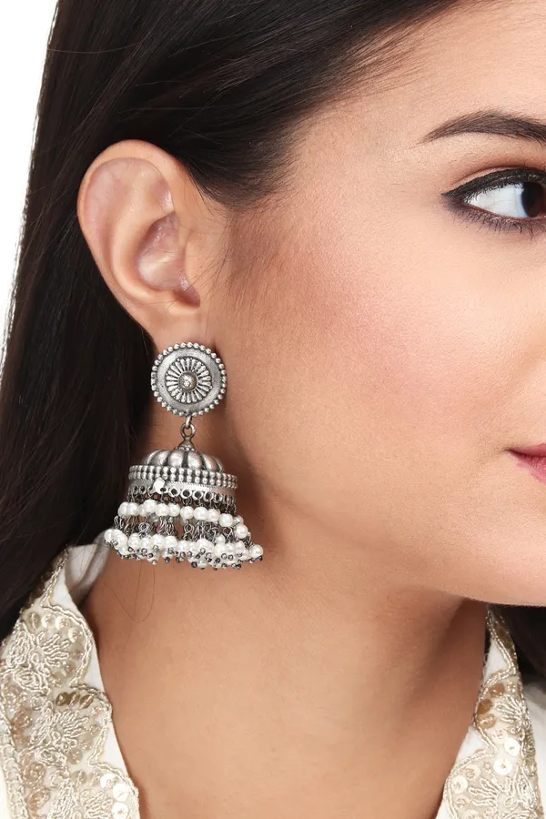 Classic_Oxidised_Dome_Jhumka_Earrings