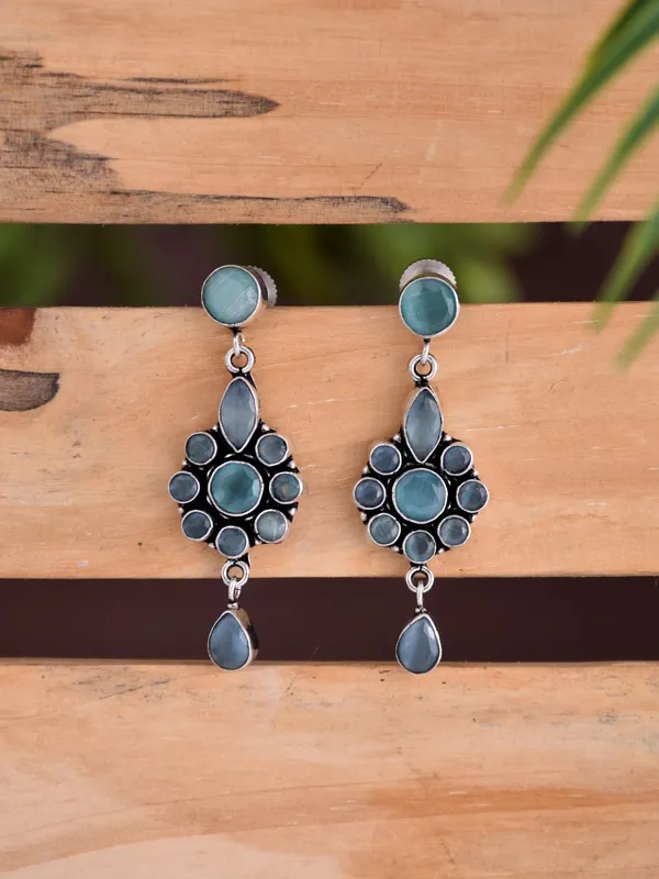 Brass_Stone_Vintage_Drop_Earrings